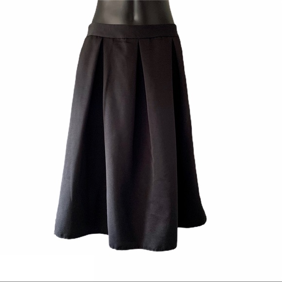 Express Skirts Express Black Aline Full Pleated Skirt Poshmark